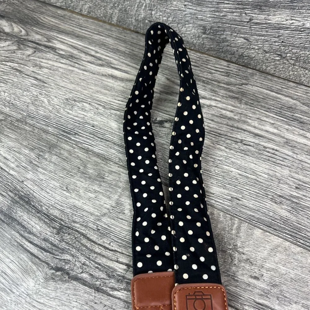 InstaX Camera Case Long Crossbody Strap Bag Shoulder Strap Polka Dot